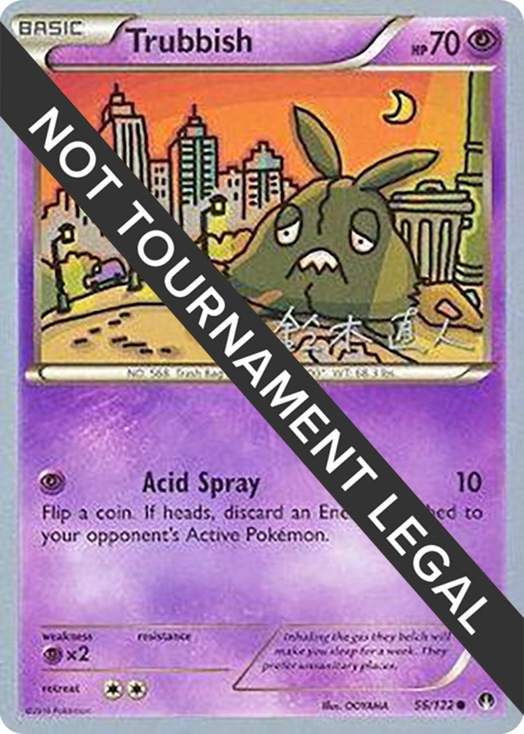 Image for Trubbish - 2017 (Naoto Suzuki) (56/122) [World Championship Decks] - Pokemon