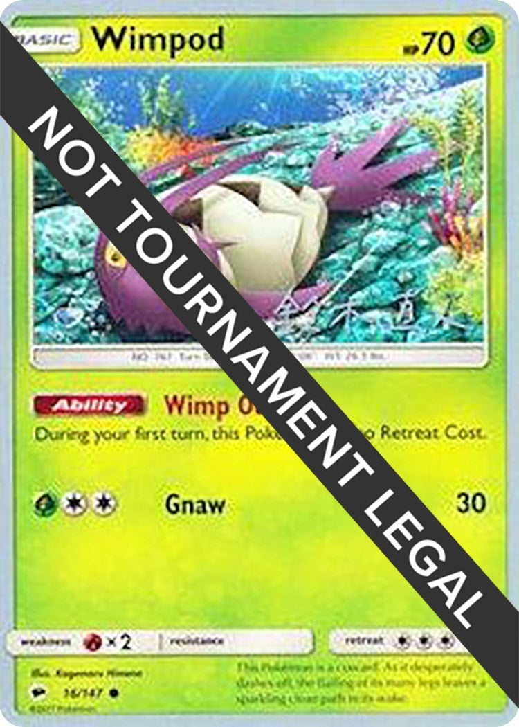 Image for Wimpod - 2017 (Naoko Suzuki) (16/147) [World Championship Decks] - Pokemon