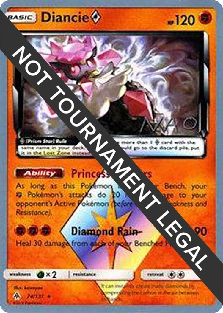 Image for Diancie Prism Star - 2018 (Naohito Inoue) (74/131) [World Championship Decks] - Pokemon
