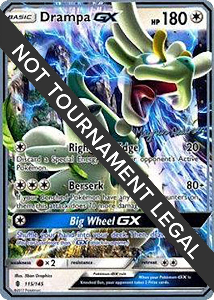 Image for Drampa GX - 2018 (Magnus Pedersen) (115/145) [World Championship Decks] - Pokemon