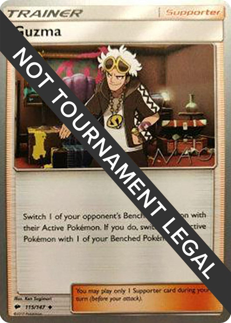 Image for Guzma - 2018 (Naohito Inoue) (115/147) [World Championship Decks] - Pokemon