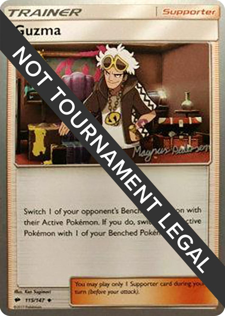 Image for Guzma - 2018 (Magnus Pedersen) (115/147) [World Championship Decks] - Pokemon