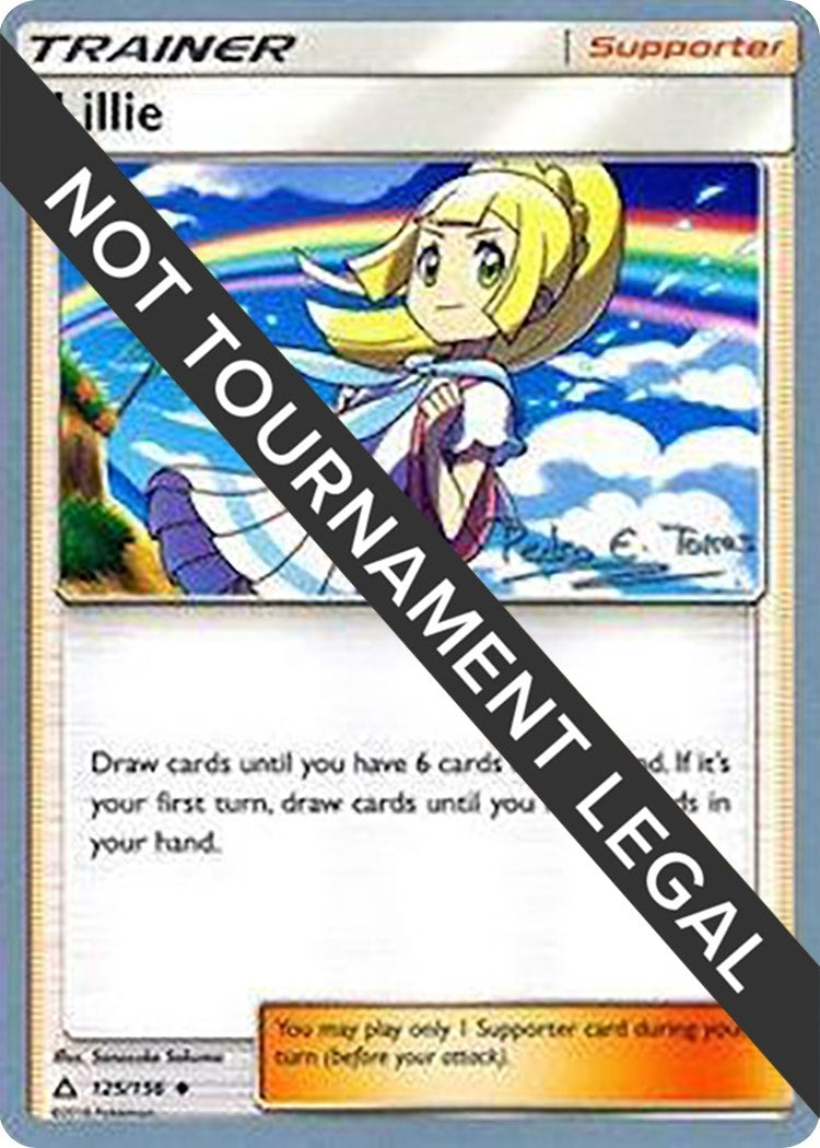 Image for Lillie - 2018 (Pedro Eugenio Torres) (125/156) [World Championship Decks] - Pokemon