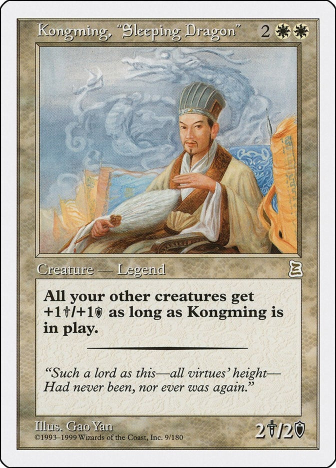 Image for Kongming, "Sleeping Dragon" (9) [Portal Three Kingdoms] - Magic: The Gathering