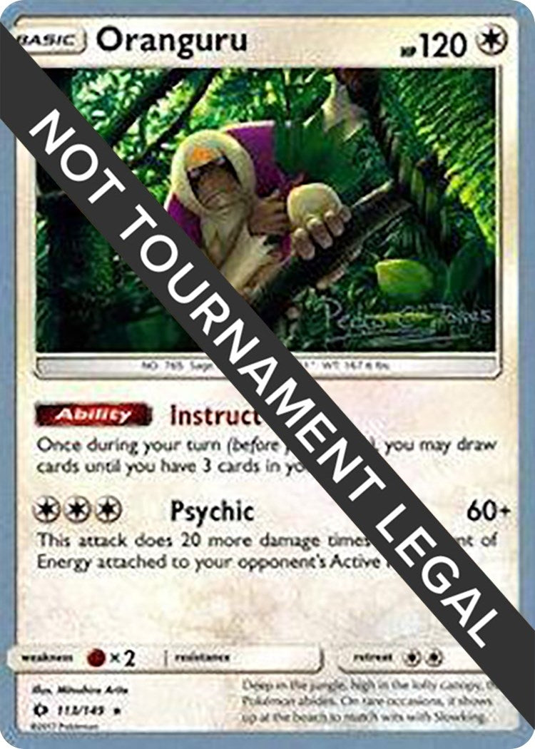 Image for Oranguru - 2018 (Pedro Eugenio Torres) (113/149) [World Championship Decks] - Pokemon