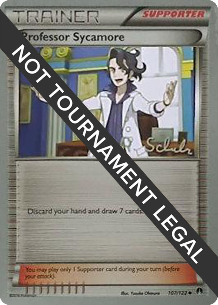 Image for Professor Sycamore - 2018 (Robin Schulz) (107/122) [World Championship Decks] - Pokemon