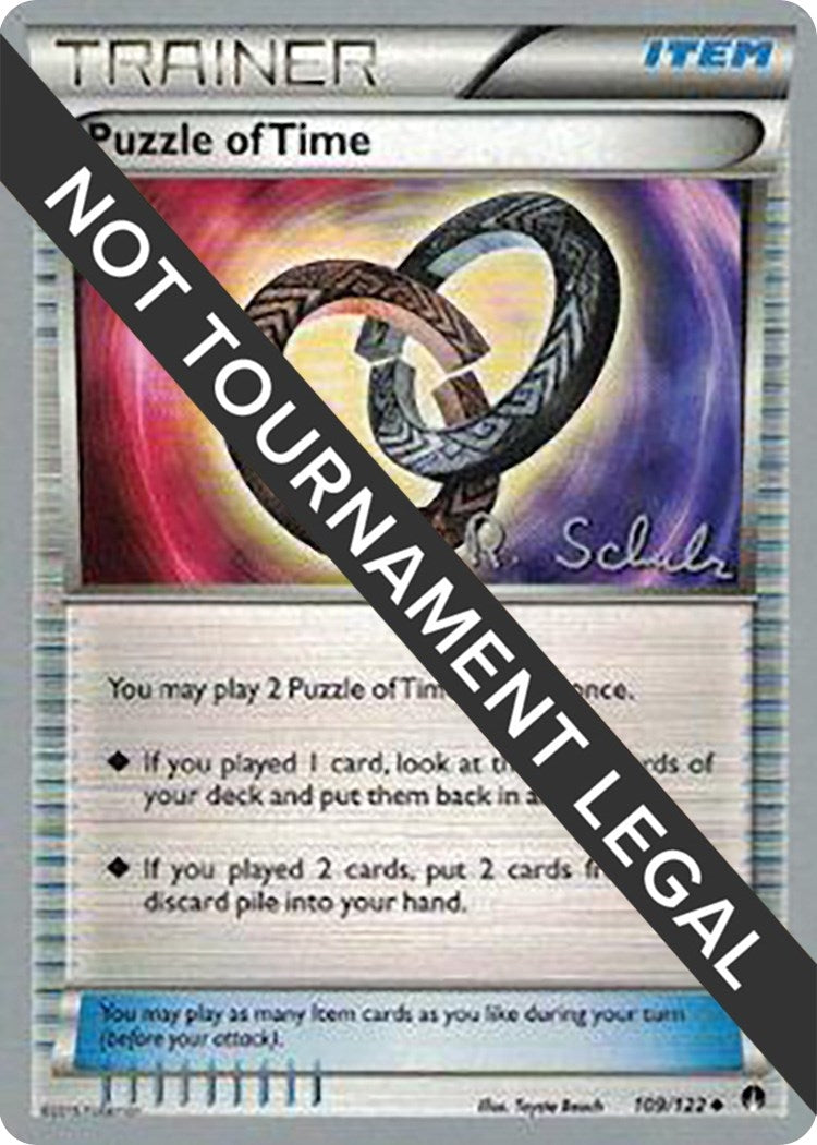 Image for Puzzle of Time - 2018 (Robin Schulz) (109/122) [World Championship Decks] - Pokemon