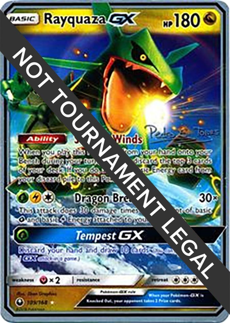 Image for Rayquaza GX - 2018 (Pedro Eugenio Torres) (109/168) [World Championship Decks] - Pokemon