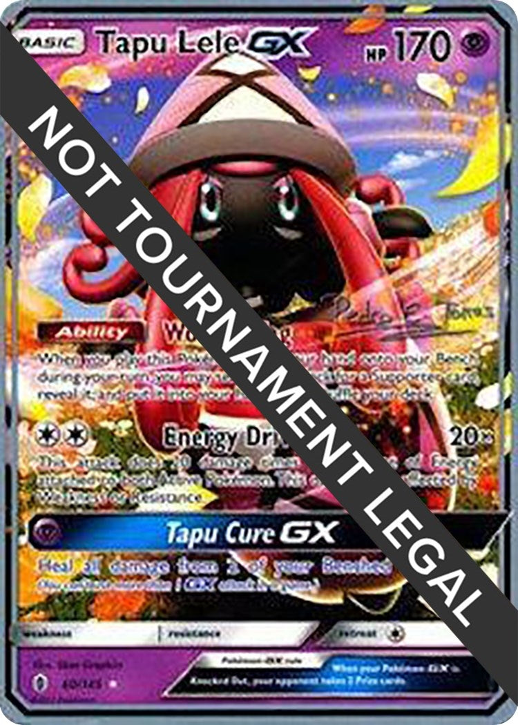 Image for Tapu Lele GX - 2018 (Pedro Eugenio Torres) (60/145) [World Championship Decks] - Pokemon