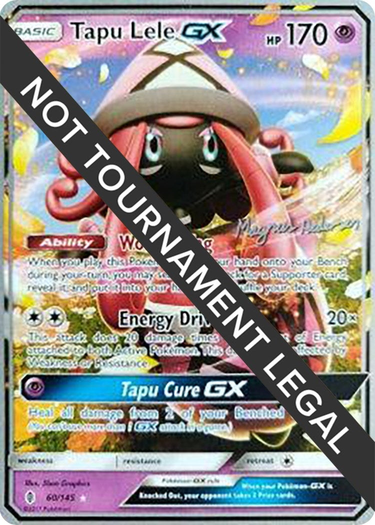 Image for Tapu Lele GX - 2018 (Magnus Pedersen) (60/145) [World Championship Decks] - Pokemon