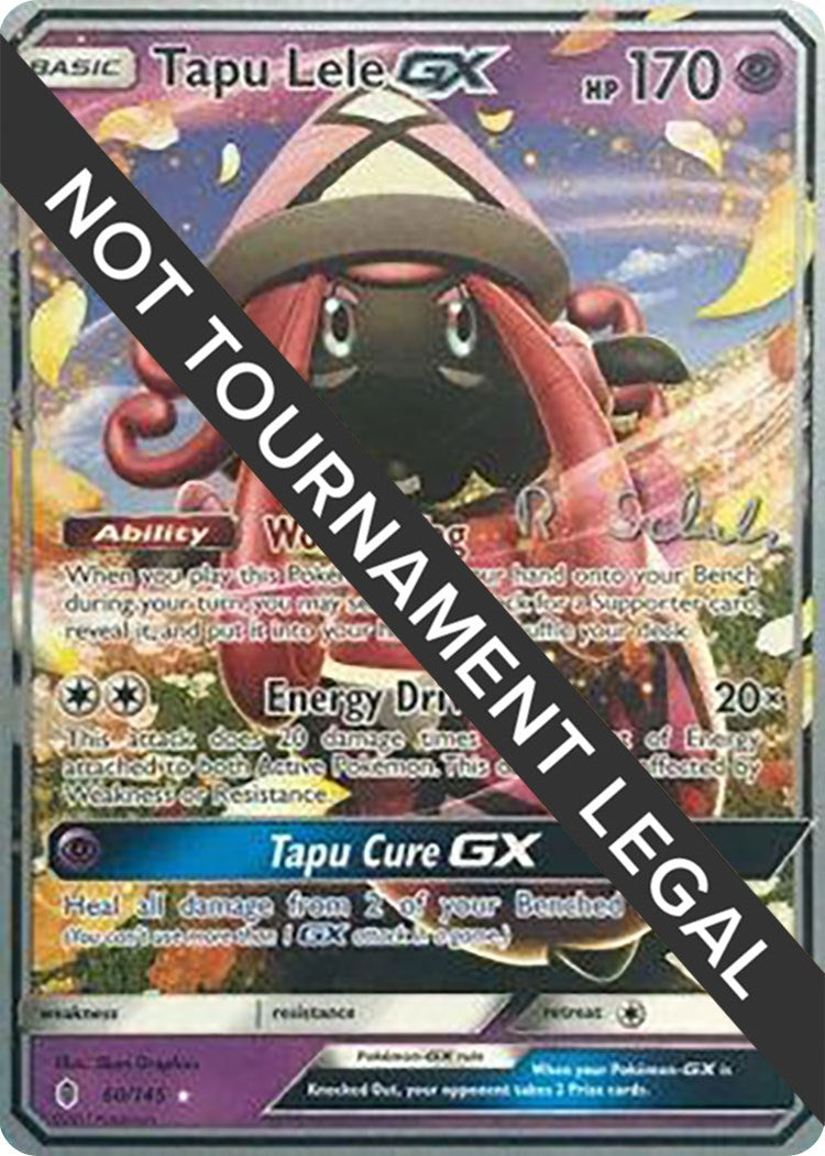 Image for Tapu Lele GX - 2018 (Robin Schulz) (60/145) [World Championship Decks] - Pokemon