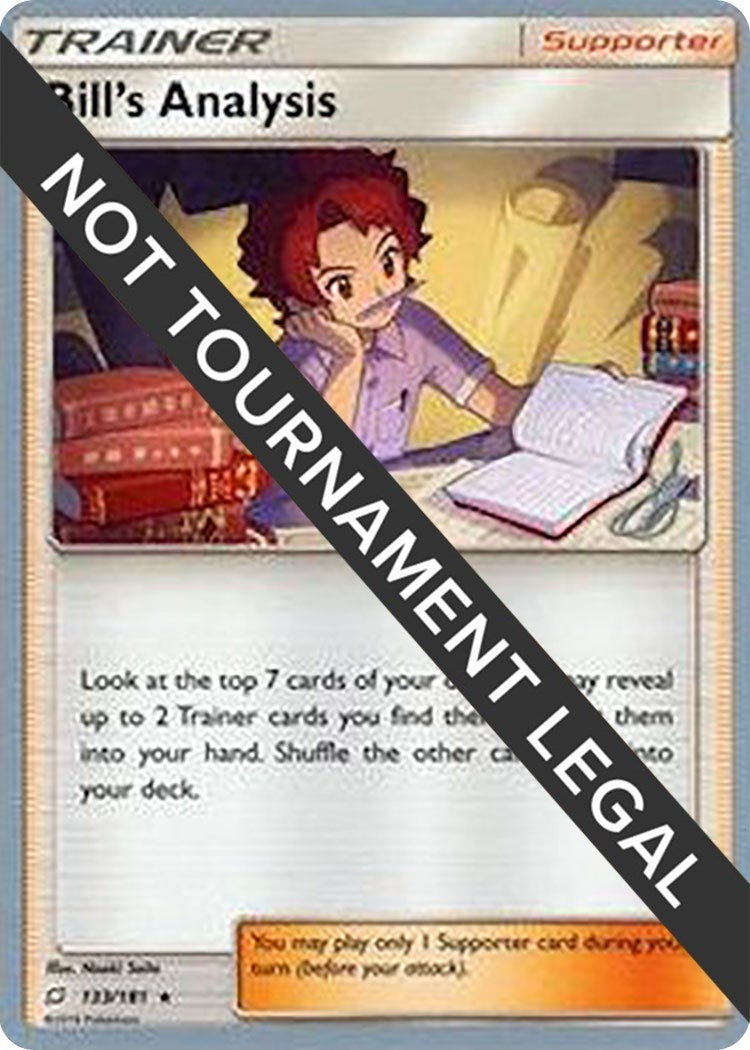 Image for Bill's Analysis - 2019 (Henry Brand) (133/181) [World Championship Decks] - Pokemon