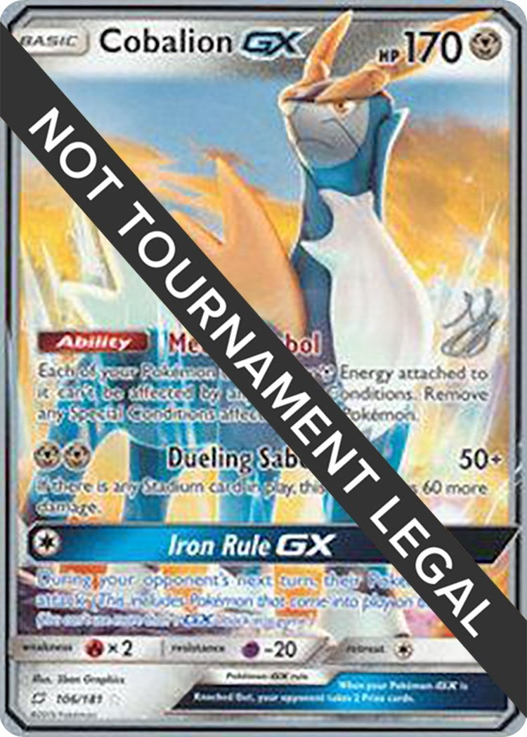 Image for Cobalion GX - 2019 (Henry Brand) (106/181) [World Championship Decks] - Pokemon