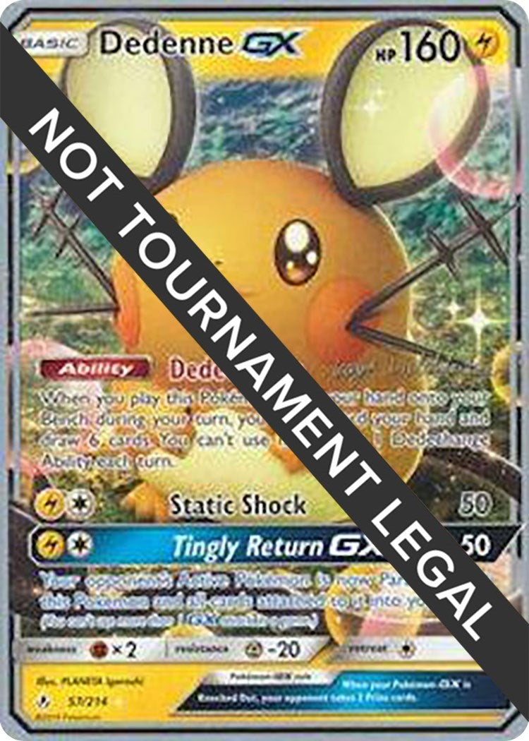 Image for Dedenne GX - 2019 (Kaya Lichtleitner) (57/214) [World Championship Decks] - Pokemon