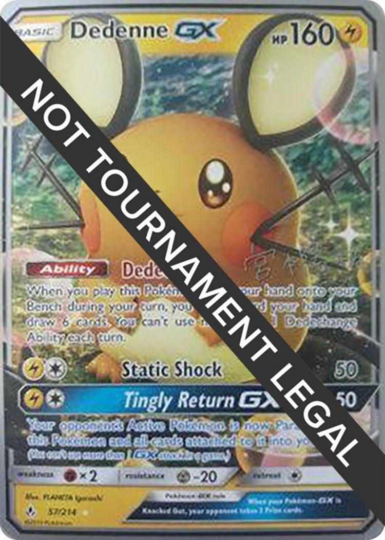 Image for Dedenne GX - 2019 (Haruki Miyamoto) (57/214) [World Championship Decks] - Pokemon