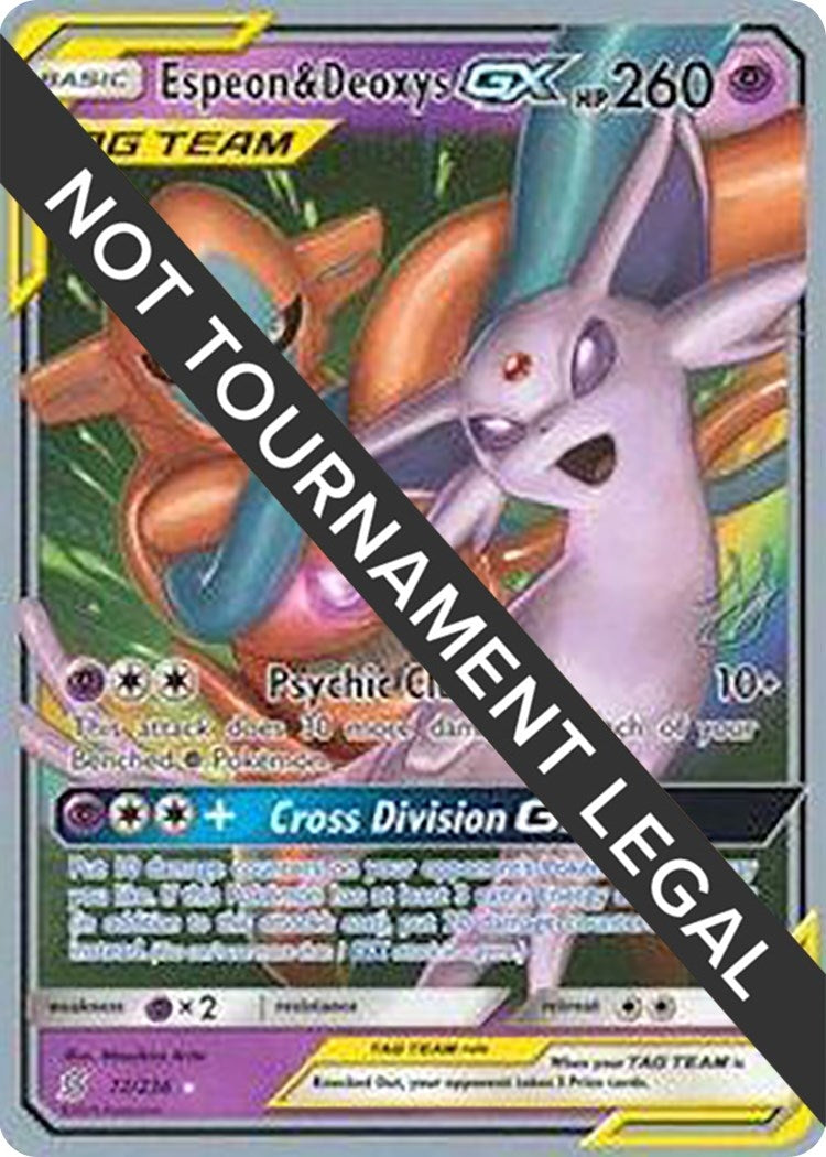 Image for Espeon & Deoxys GX - 2019 (Henry Brand) (72/236) [World Championship Decks] - Pokemon