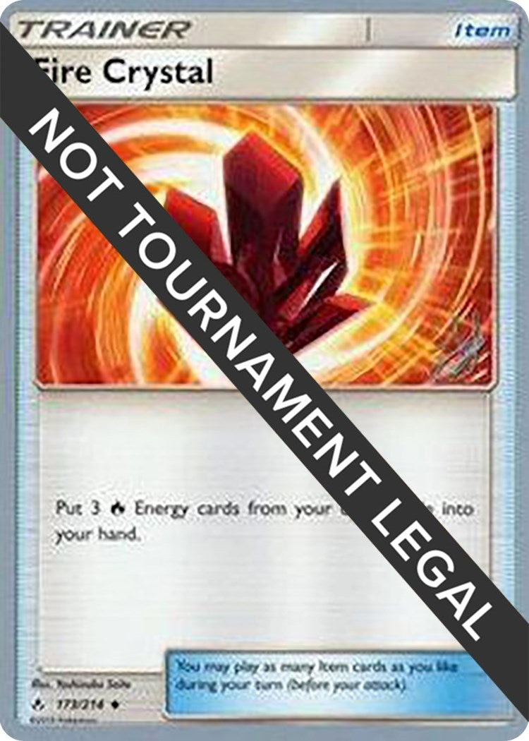 Image for Fire Crystal - 2019 (Henry Brand) (173/214) [World Championship Decks] - Pokemon
