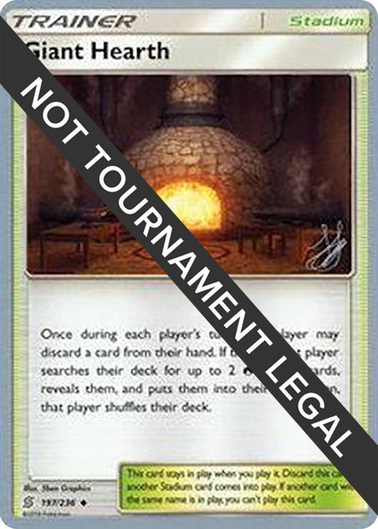Image for Giant Hearth - 2019 (Henry Brand) (197/236) [World Championship Decks] - Pokemon