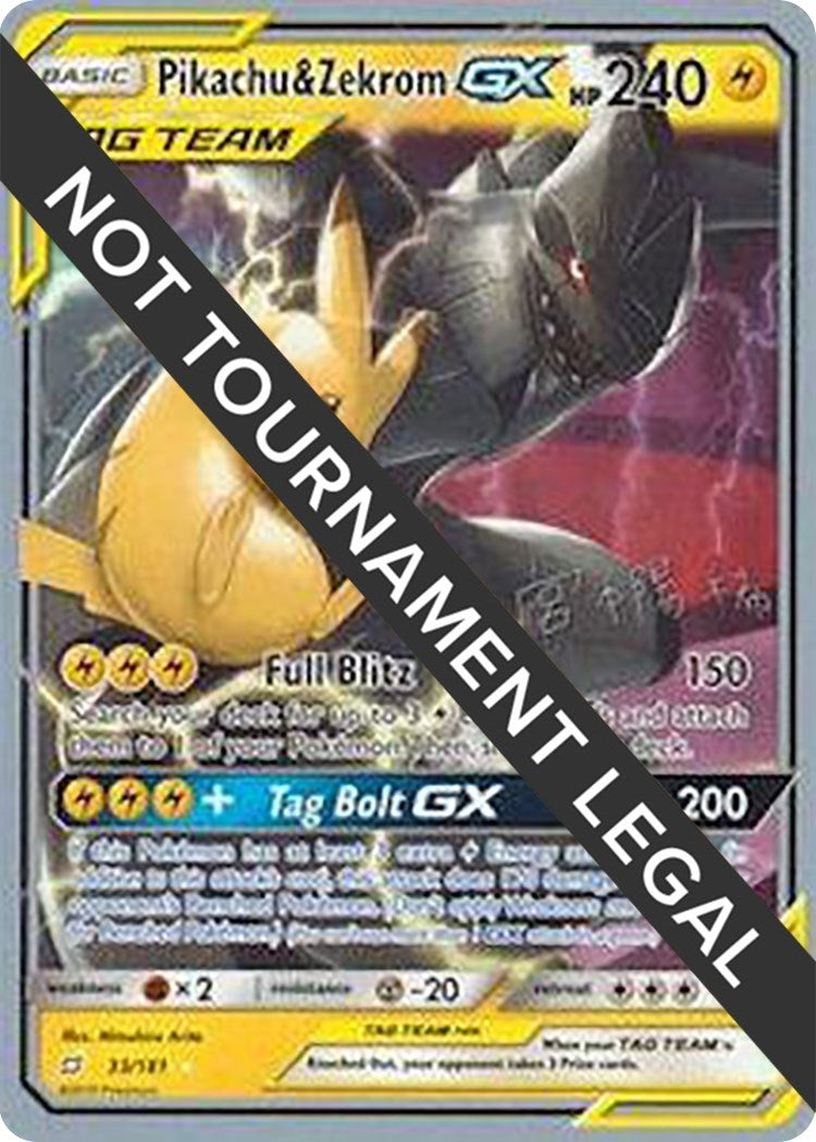 Image for Pikachu & Zekrom GX - 2019 (Haruki Miyamoto) (33/181) [World Championship Decks] - Pokemon
