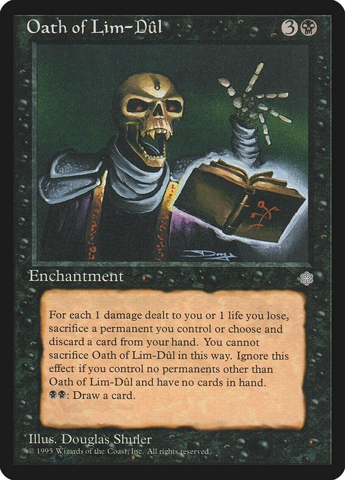 Image for Oath of Lim-Dul [Ice Age] - Magic: The Gathering