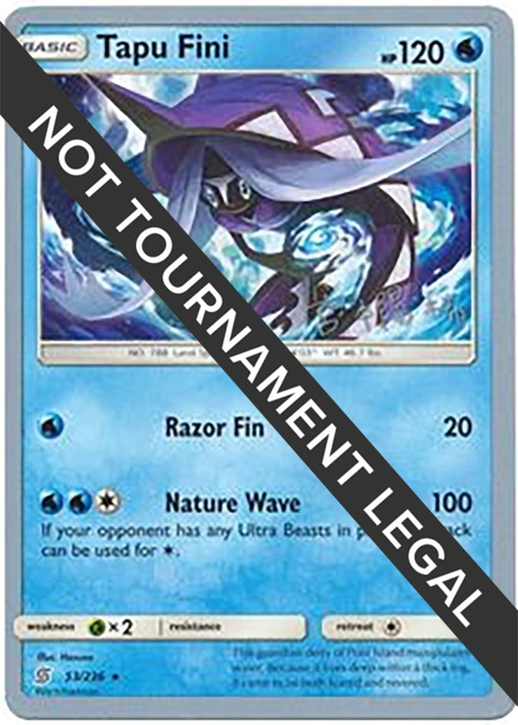 Image for Tapu Fini - 2019 (Haruki Miyamoto) (53/236) [World Championship Decks] - Pokemon