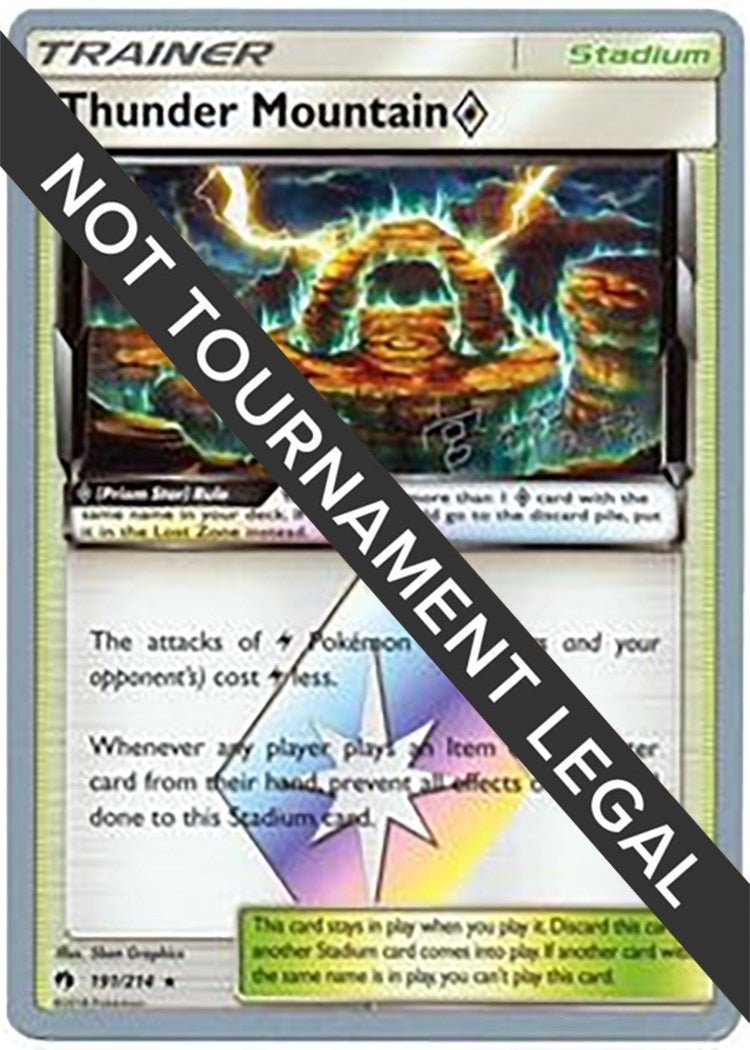 Image for Thunder Mountain Prism Star - 2019 (Haruki Miyamoto) (191/214) [World Championship Decks] - Pokemon