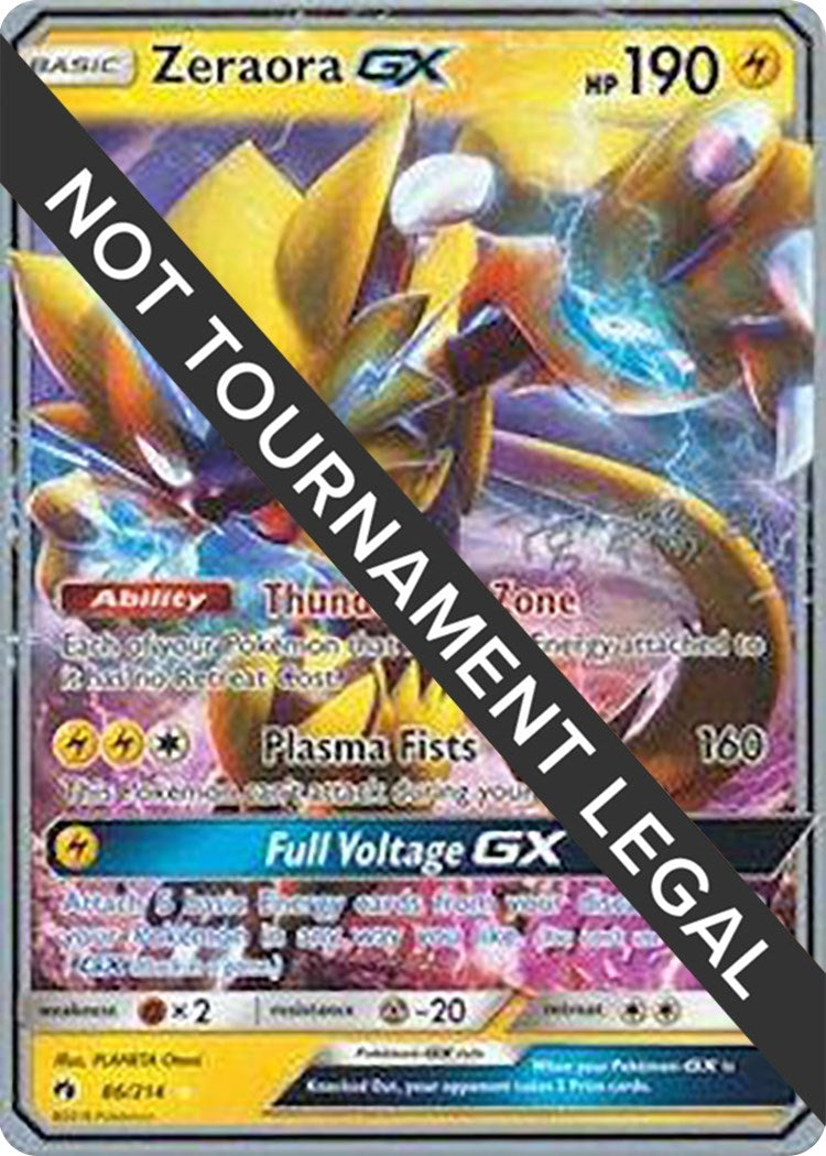 Image for Zeraora GX - 2019 (Haruki Miyamoto) (86/214) [World Championship Decks] - Pokemon