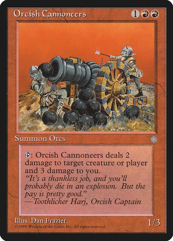 Image for Orcish Cannoneers [Ice Age] - Magic: The Gathering