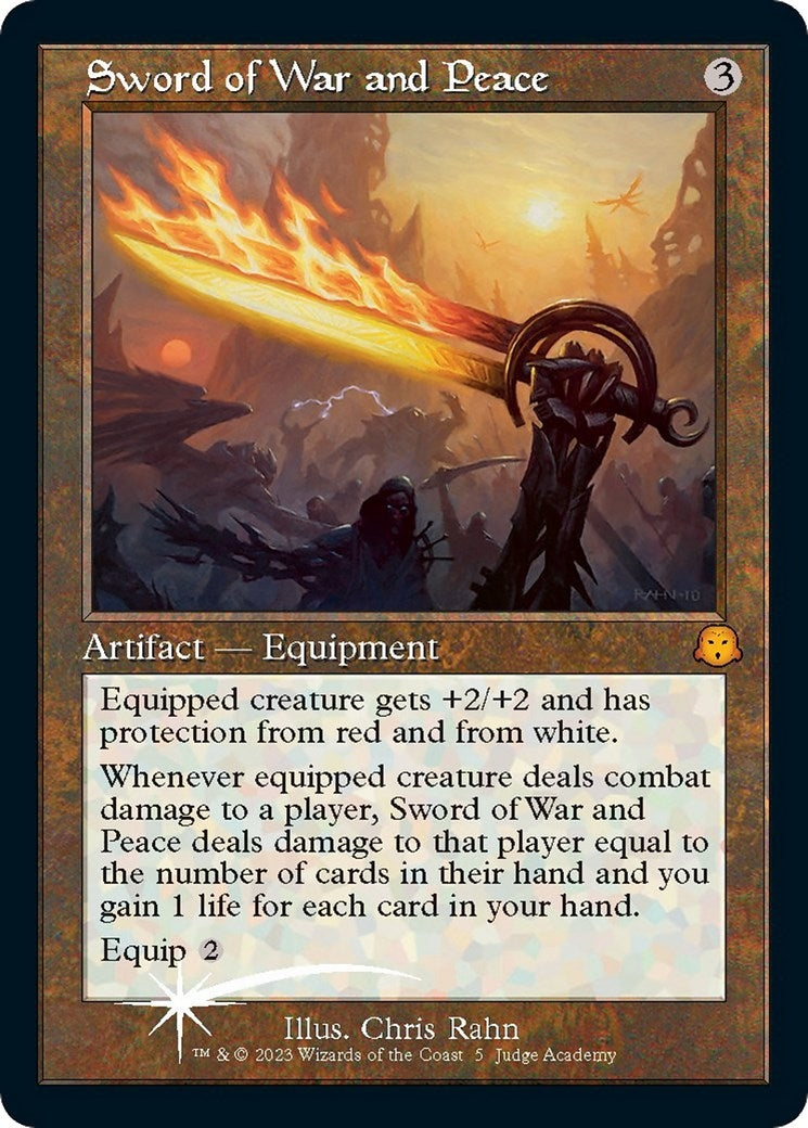 Image for Sword of War and Peace (5) [Judge Promos] - Magic: The Gathering