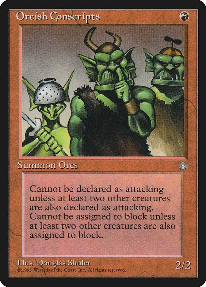 Image for Orcish Conscripts [Ice Age] - Magic: The Gathering