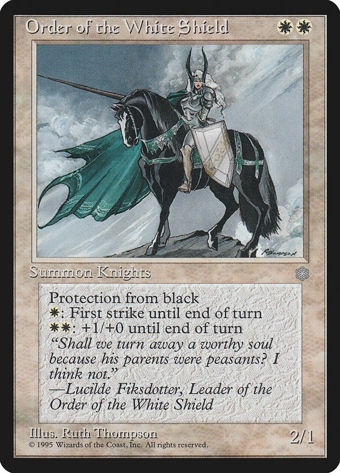 Image for Order of the White Shield (270) [Ice Age] - Magic: The Gathering