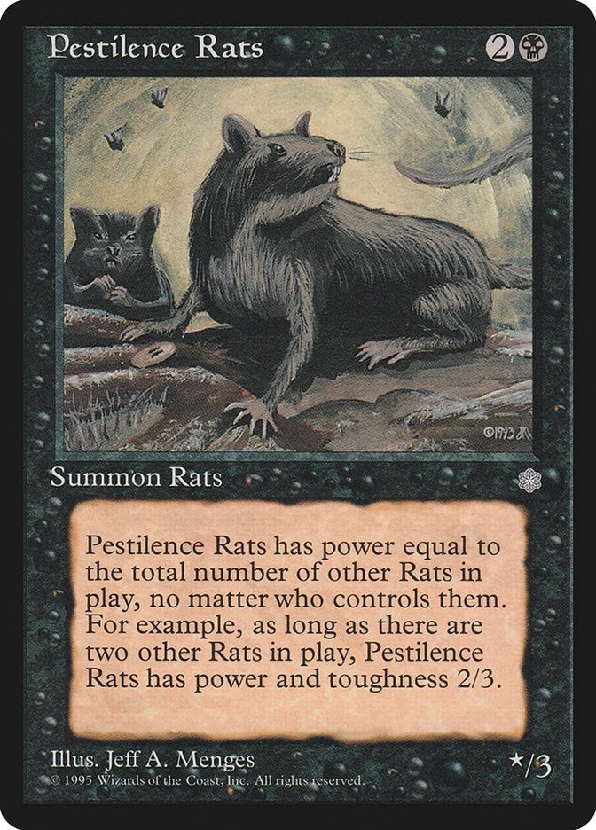 Image for Pestilence Rats [Ice Age] - Magic: The Gathering