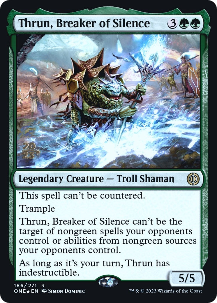 Image for Thrun, Breaker of Silence (186) [Prerelease Cards] - Magic: The Gathering