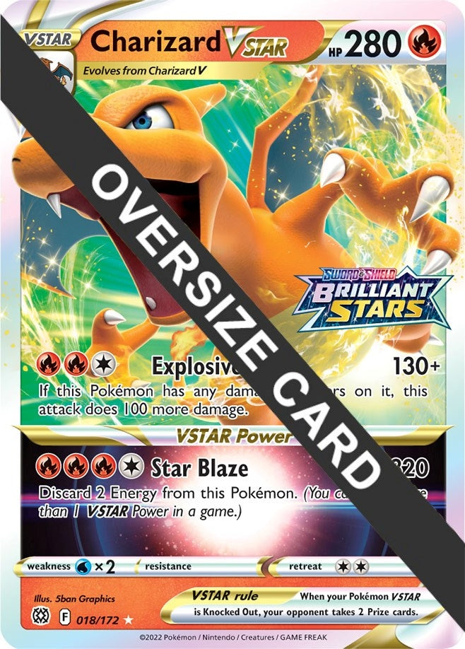 Image for Charizard VSTAR (018/172) [Jumbo Cards] - Pokemon