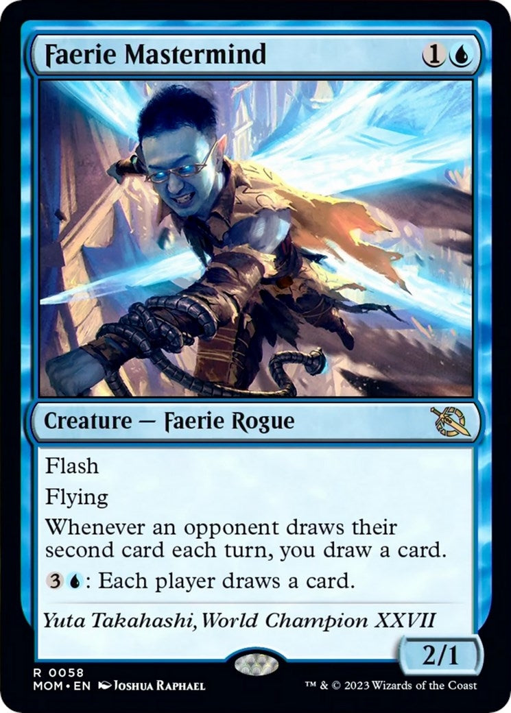 Image for Faerie Mastermind (58) [March of the Machine] - Magic: The Gathering