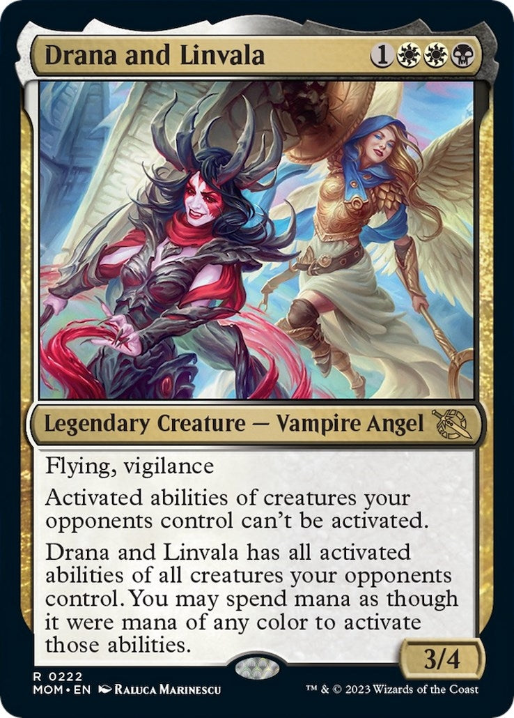 Image for Drana and Linvala (222) [March of the Machine] - Magic: The Gathering