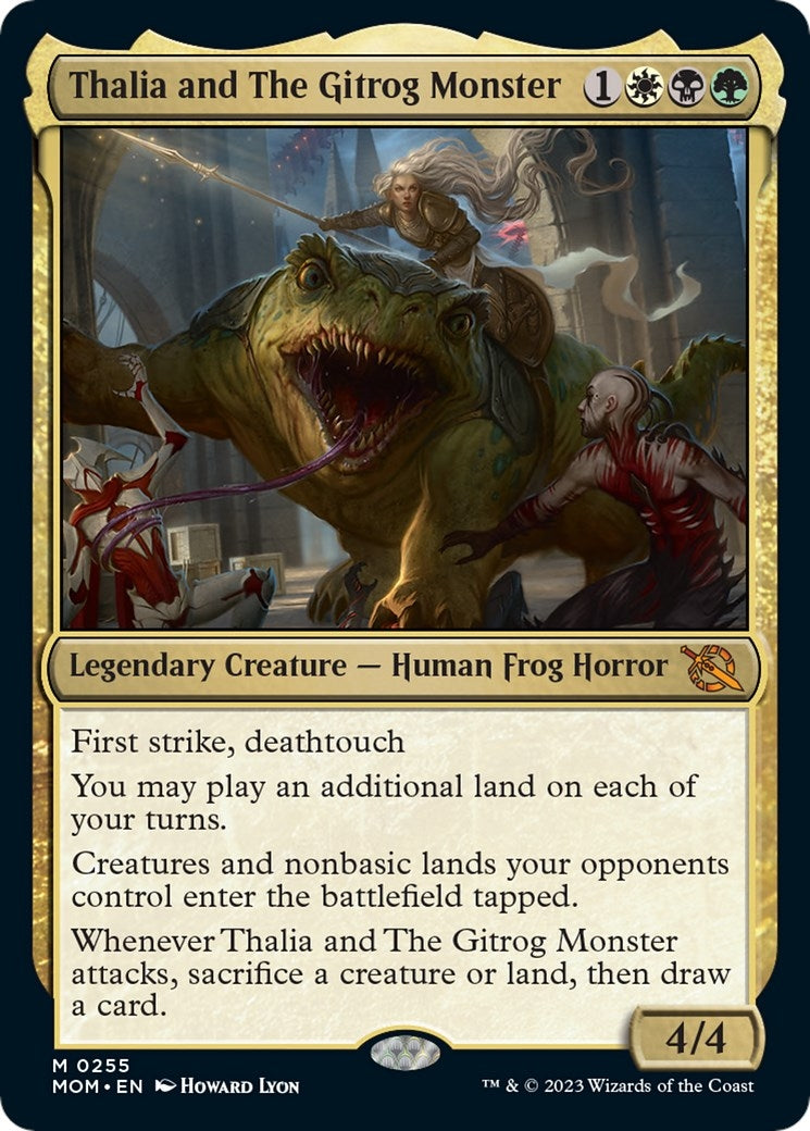 Image for Thalia and The Gitrog Monster (255) [March of the Machine] - Magic: The Gathering