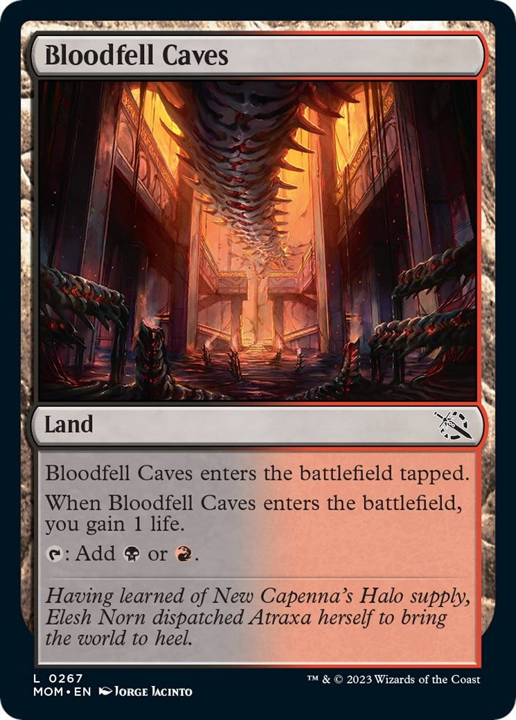 Image for Bloodfell Caves (267) [March of the Machine] - Magic: The Gathering