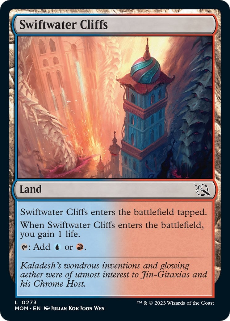 Image for Swiftwater Cliffs (273) [March of the Machine] - Magic: The Gathering