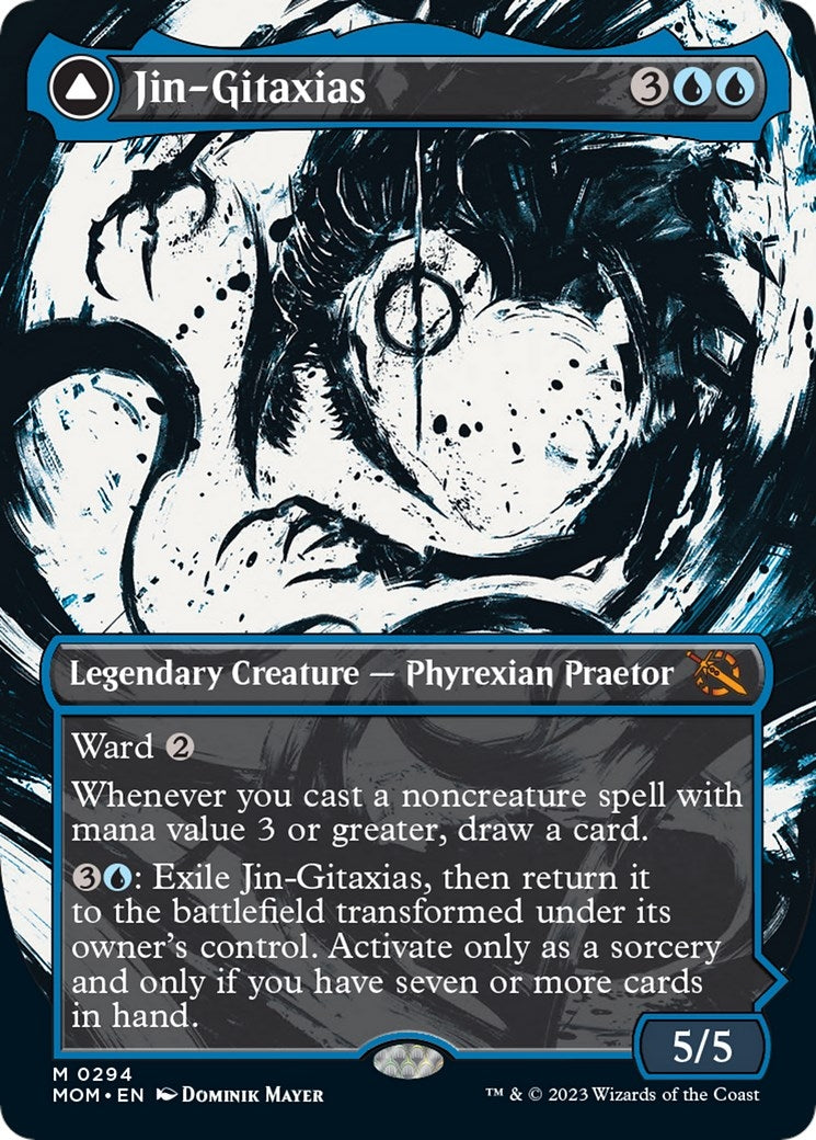 Image for Jin-Gitaxias (Showcase) (294) [March of the Machine] - Magic: The Gathering