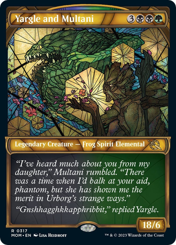 Image for Yargle and Multani (Showcase) (317) [March of the Machine] - Magic: The Gathering