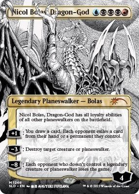 Image for Nicol Bolas, Dragon-God (Borderless) (1246) [Secret Lair Drop Series] - Magic: The Gathering