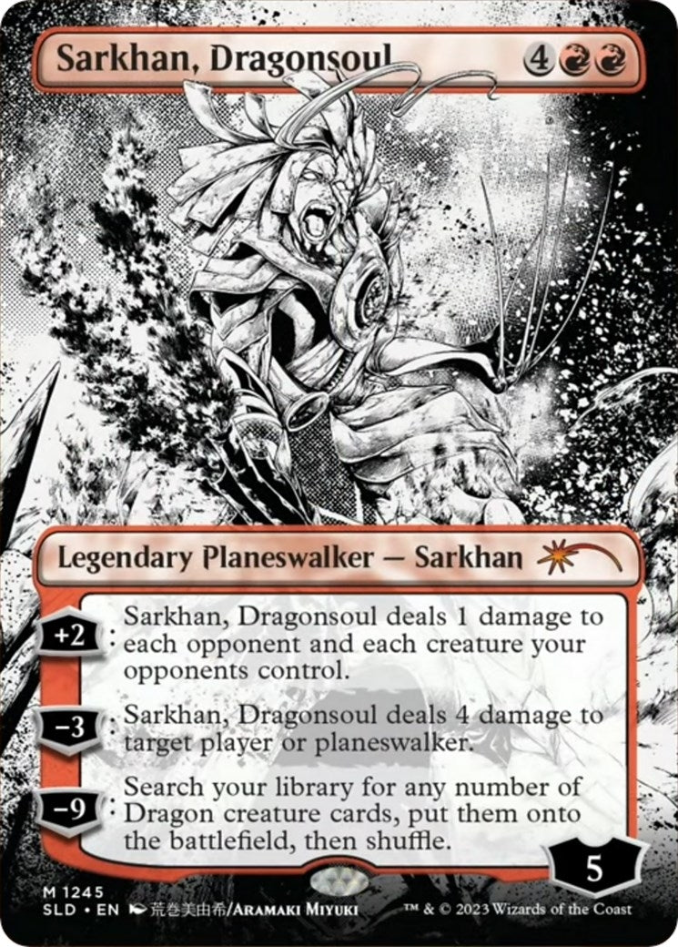 Image for Sarkhan, Dragonsoul (Borderless) (1245) [Secret Lair Drop Series] - Magic: The Gathering