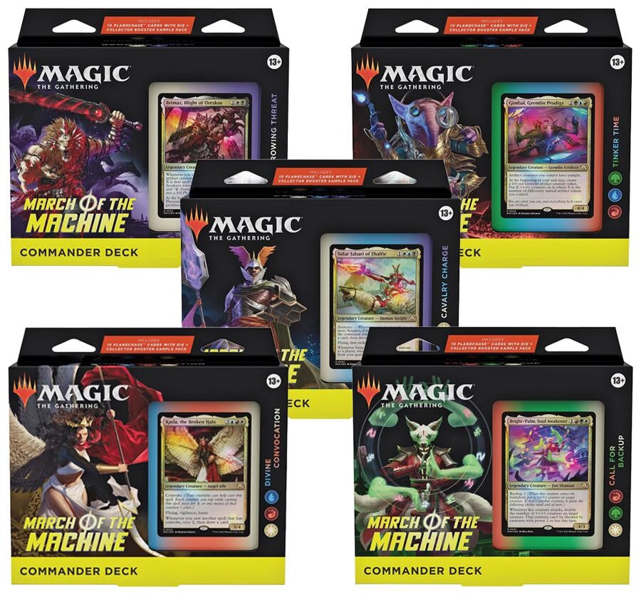 Image for March of the Machine Commander Decks [Set of 5] - Magic: The Gathering