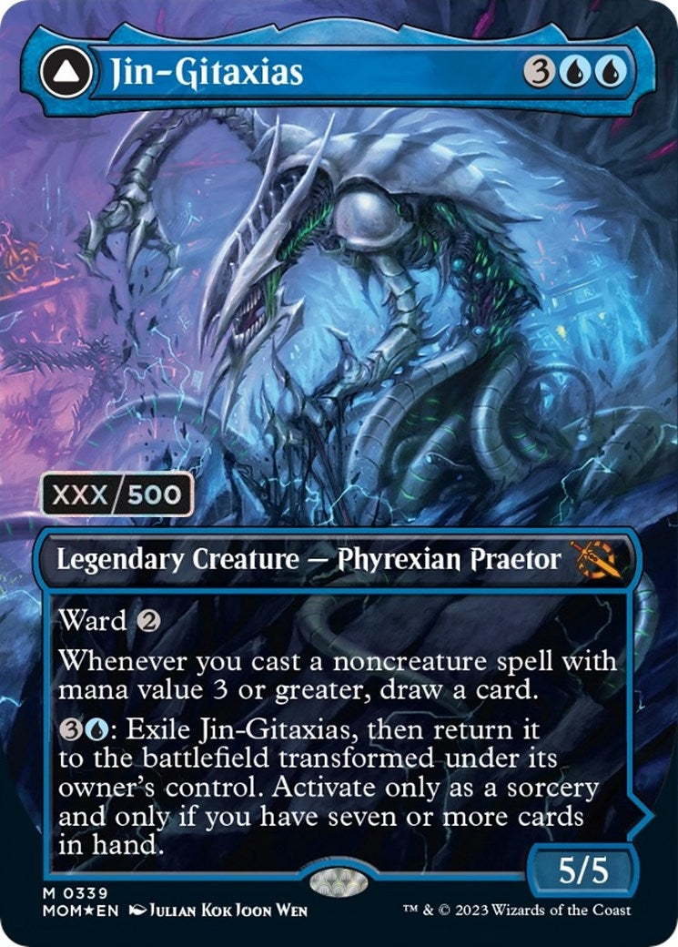 Image for Jin-Gitaxias (Serial Numbered) (339) [March of the Machine] - Magic: The Gathering