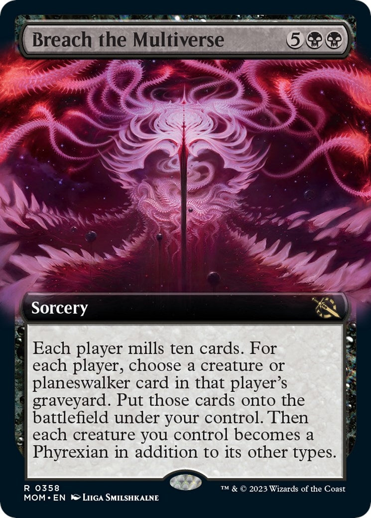 Image for Breach the Multiverse (Extended Art) (358) [March of the Machine] - Magic: The Gathering