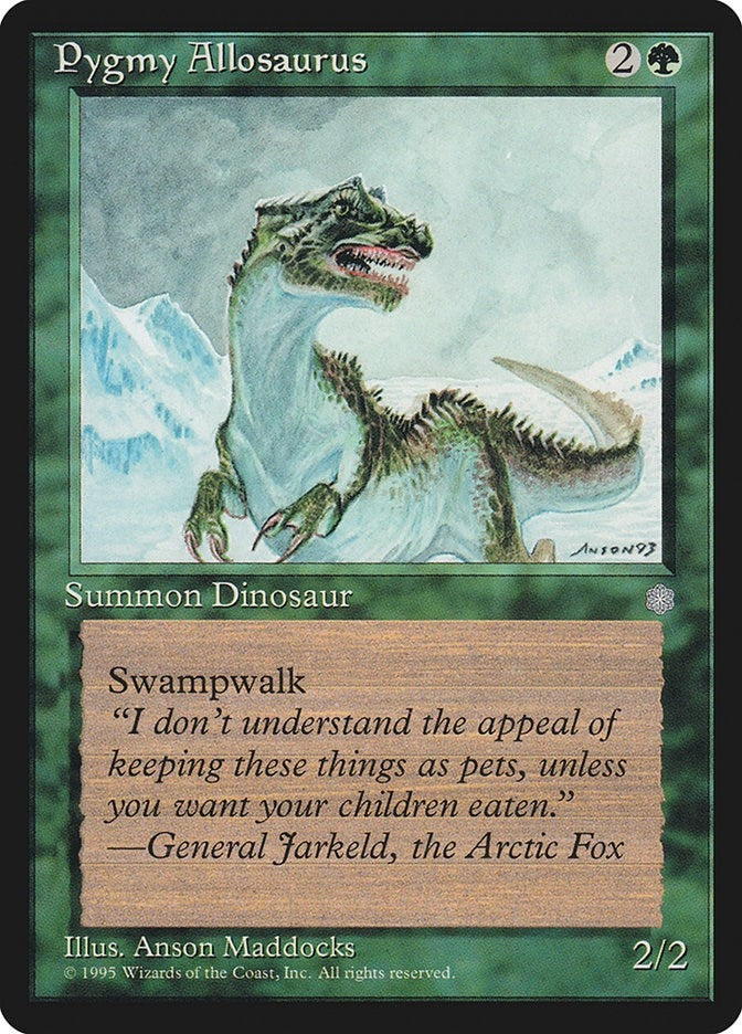 Image for Pygmy Allosaurus [Ice Age] - Magic: The Gathering