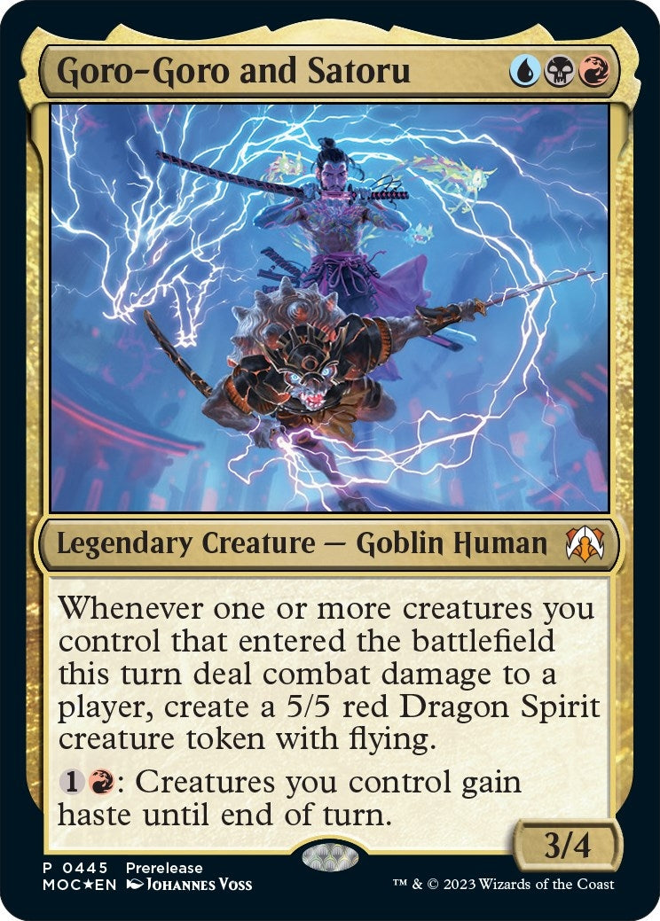 Image for Goro-Goro and Satoru (445) [Prerelease Cards] - Magic: The Gathering
