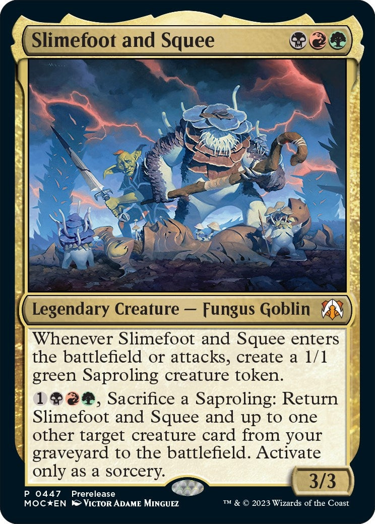 Image for Slimefoot and Squee (447) [Prerelease Cards] - Magic: The Gathering