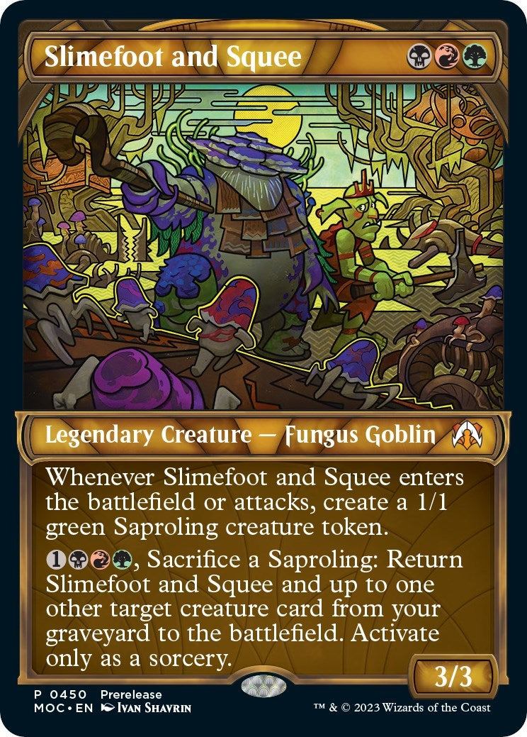Image for Slimefoot and Squee (Showcase) (450) [Prerelease Cards] - Magic: The Gathering